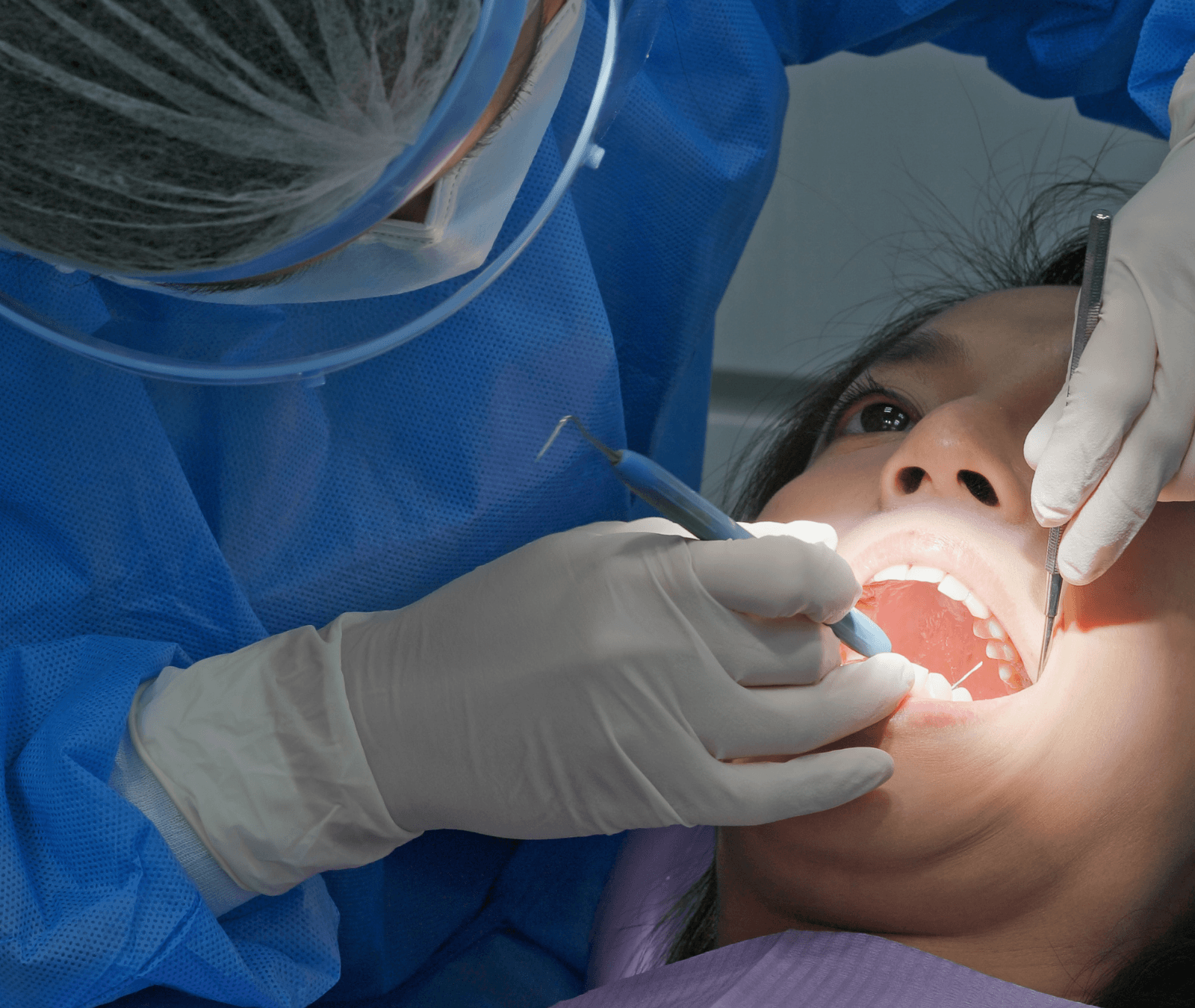 Patient attending an affordable dental check-up at Smart Dental Care